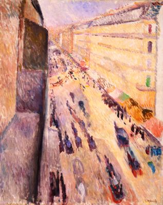 Edvard Munch, Rue de Rivoli, 1891.